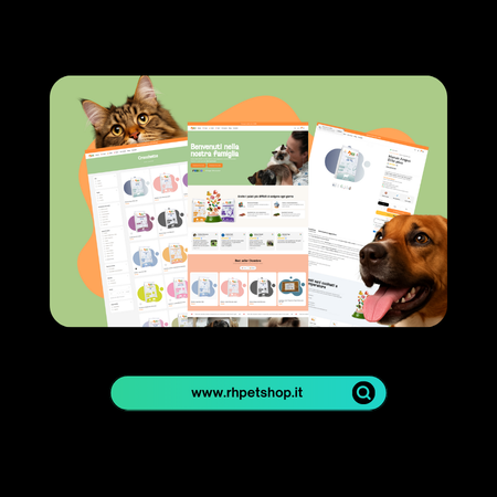Immagine cover progetto e-commerce RhPetshop
