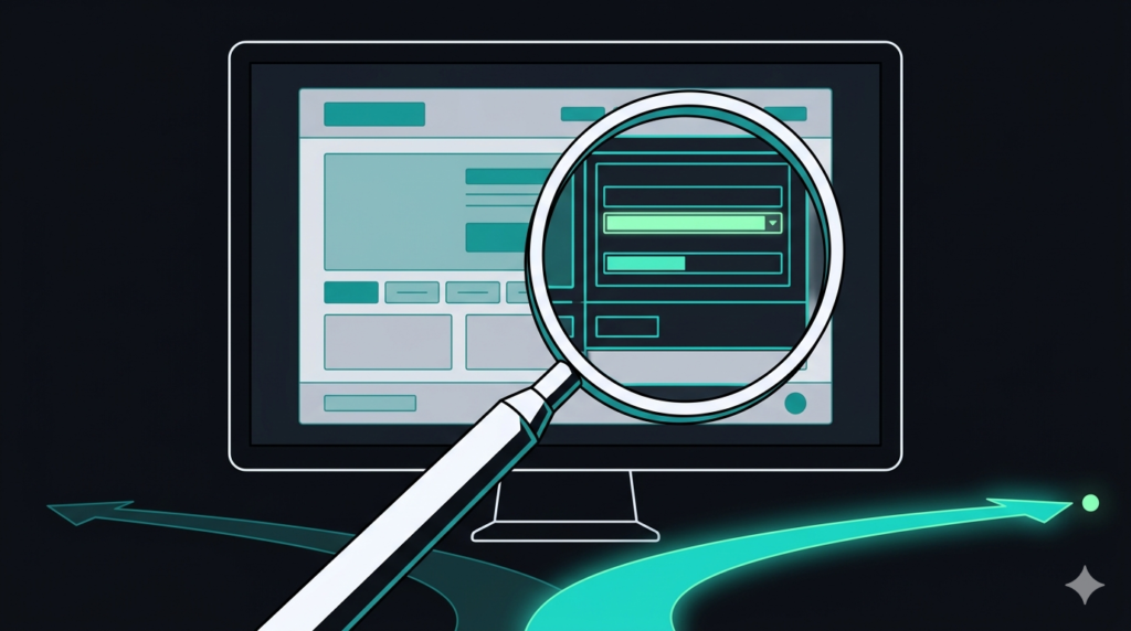 restyling sito web o ottimizzazione illustrazione